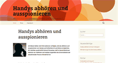 Desktop Screenshot of handys-abhoeren.com